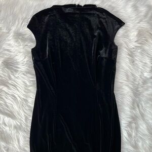 Vintage Donna Morgan Crushed Velvet Dress